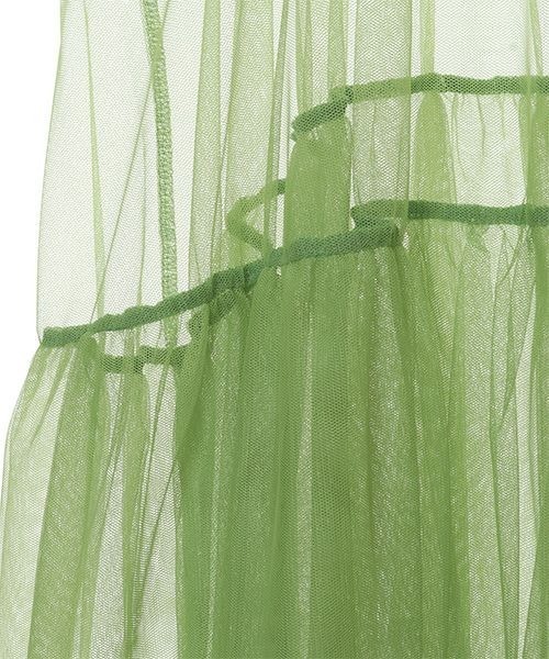 Candy Stripper（キャンディストリッパー）の「TULLE CAMISOLE ワンピース（ワンピース・レディース・ブラック/ライトグリーン/イエロー・2）」の12枚目の写真