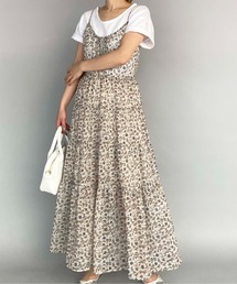 PICCIN | フラワープリントドレス（ペチコート付き）(ワンピース)