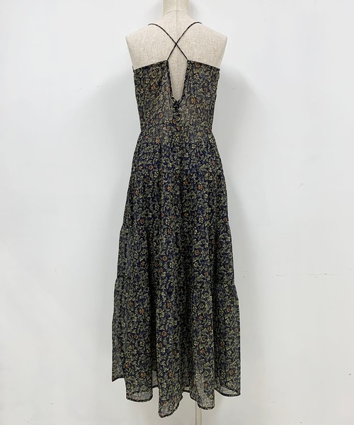 PICCIN（ピッチン）の「フラワープリントドレス（ペチコート付き）（ワンピース・レディース・ベージュ/ネイビー・M）」の5枚目の写真