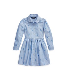 POLO RALPH LAUREN CHILDRENSWEAR（ポロ ラルフ ローレン チルドレンズウェア）の「ポニー コットン シャツドレス（シャツワンピース・キッズ）」