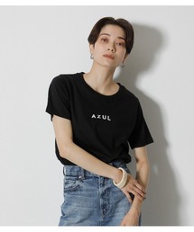 AZUL by moussy | AZUL LOGO C/N TEE/AZULロゴクルーネックTシャツ(Tシャツ/カットソー)