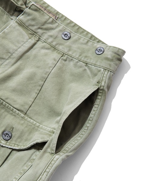Nigel Cabourn（ナイジェルケーボン）の「Nigel Cabourn P-52 MIX RACE PANT CANVAS HERRINGBONE MIX (ナイジェルケーボン )(オリーブ)(Men's)(80421350020)（カーゴパンツ・メンズ・オリーブ・34/32）」の10枚目の写真