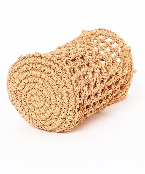 Laugoa（ラウゴア）の「LAUGOA ペーパーメッシュシリンダーバッグ◆（トートバッグ・レディース・ベージュ・FREE）」の11枚目の写真