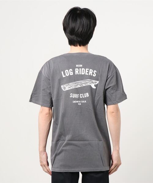 NIXON（ニクソン）の「【NIXON/ニクソン】Log Rider バックプリントS/S Tee（Tシャツ/カットソー・メンズ・ブラック系その他2・SMALL/MEDIUM/LARGE）」の4枚目の写真