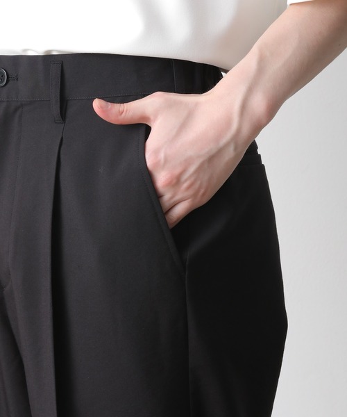 JUNRED（ジュンレッド）の「クールブロードワンタックストレートパンツ（スラックス・メンズ・ブラック/ブラウン系その他/ラベンダー・S/M/L）」の19枚目の写真