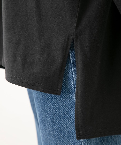 MILKFED.（ミルクフェド）の「RANDOM BAR LOGO TOP（Tシャツ/カットソー・レディース・ライトピンク/ブラック/ホワイト/ブラウン・ONE SIZE）」の9枚目の写真