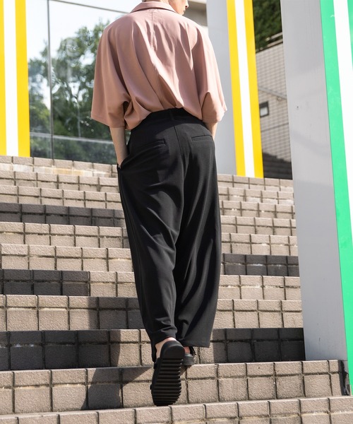 Adoon plain（アドーンプレーン）の「【Adoon plain】ナシジワイドバルーンパンツ（その他パンツ・メンズ・ブラック/イエロー/オフホワイト・SMALL/MEDIUM/LARGE）」の8枚目の写真