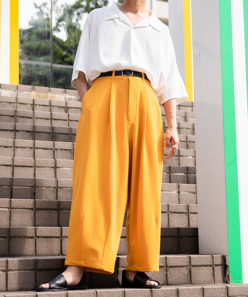 Adoon plain（アドーンプレーン）の「【Adoon plain】ナシジワイドバルーンパンツ（その他パンツ・メンズ・ブラック/イエロー/オフホワイト・SMALL/MEDIUM/LARGE）」の16枚目の写真