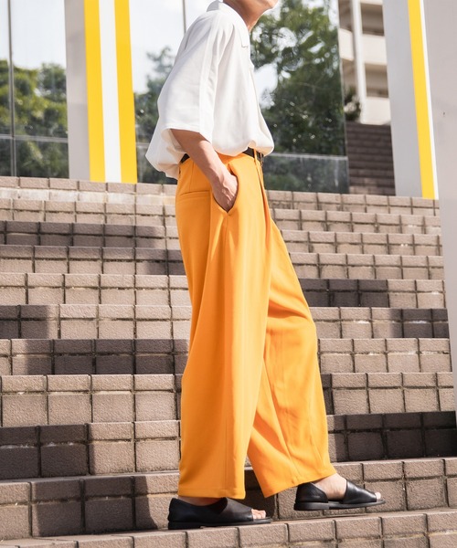 Adoon plain（アドーンプレーン）の「【Adoon plain】ナシジワイドバルーンパンツ（その他パンツ・メンズ・ブラック/イエロー/オフホワイト・SMALL/MEDIUM/LARGE）」の19枚目の写真