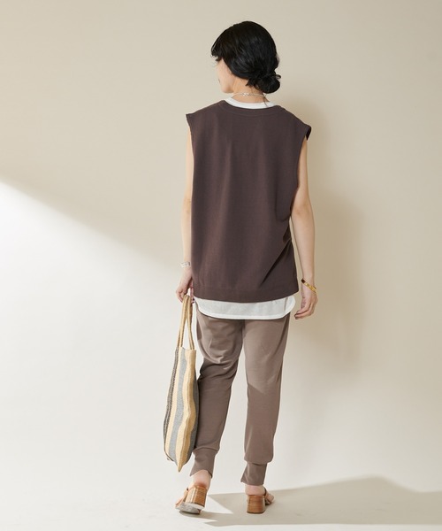 SHENERY（シーナリー）の「裏毛Vネックベスト（ベスト）」 - WEAR