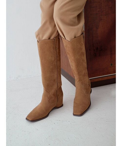 Ungrid(アングリッド)の「インソールデザインウエスタンブーツ(ブーツ・レディース・ブラック/ベージュ・L/M/S)」の9枚目の写真