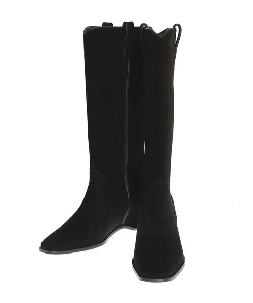 Ungrid(アングリッド)の「インソールデザインウエスタンブーツ(ブーツ・レディース・ブラック/ベージュ・L/M/S)」の21枚目の写真