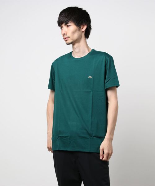 LACOSTE(ラコステ)の「【LACOSTE/ラコステ】(UN)MEN'S CREW NECK PIMA COTTON JERSEY TEE(Tシャツ/カットソー・メンズ・ホワイト/ブラック/ネイビー/グリーン/タン/マルーン・SMALL/X-LARGE/LARGE/MEDIUM)」の5枚目の写真