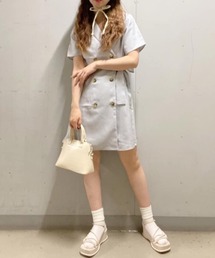 WEGO/ダブルジャケットワンピース