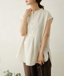 URBAN RESEARCH DOORS | フレンチスリーブフロントタックブラウス(シャツ/ブラウス)
