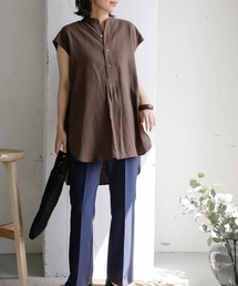 URBAN RESEARCH DOORS | フレンチスリーブフロントタックブラウス(シャツ/ブラウス)