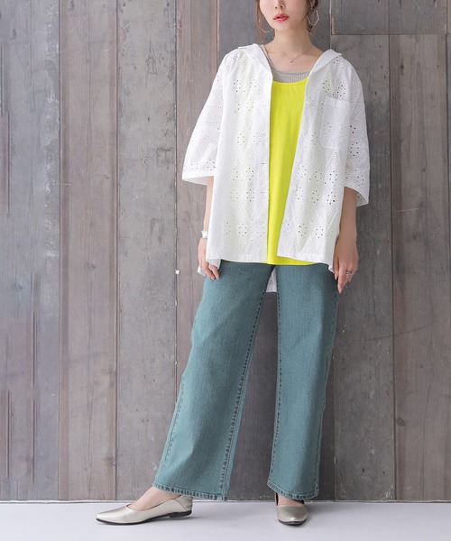 n'OrLABEL（ノアールレーベル）の「【廃盤】『レイヤード風バイカラータンクトップ』（タンクトップ・レディース・ブラック/ベージュ/パープル/イエロー・1/2）」の9枚目の写真