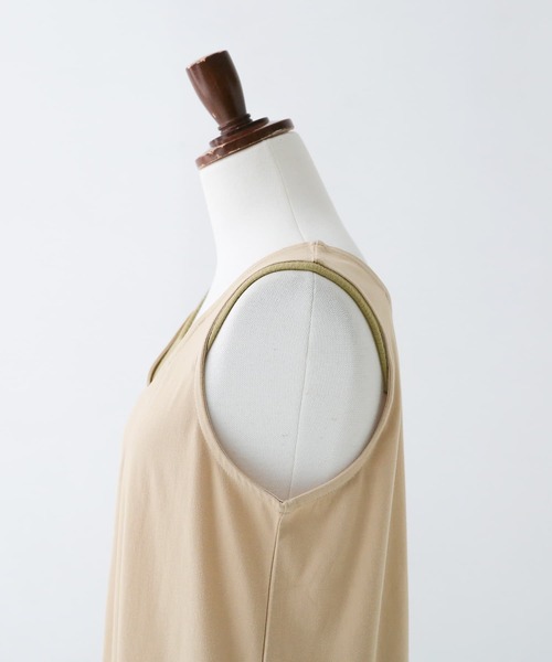 n'OrLABEL（ノアールレーベル）の「【廃盤】『レイヤード風バイカラータンクトップ』（タンクトップ・レディース・ブラック/ベージュ/パープル/イエロー・1/2）」の14枚目の写真