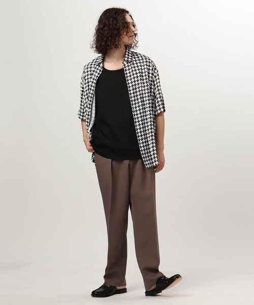 tk.TAKEO KIKUCHI(ティーケータケオキクチ)の「◆ワイドショルダータンクトップ(タンクトップ・メンズ・ホワイト/ブラック・02/03)」の9枚目の写真