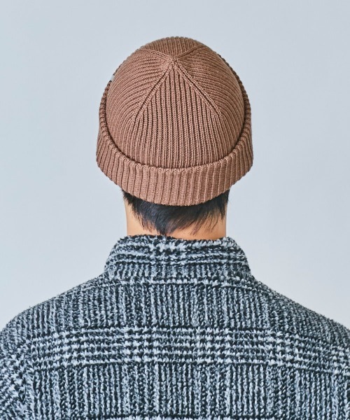 OVERRIDE（オーバーライド）の「OVERRIDE WOOL LOW WATCH WASHABLE（ニットキャップ/ビーニー・メンズ・ブラック/オレンジ/ホワイト/ブラウン/グレー・57~59cm）」の18枚目の写真