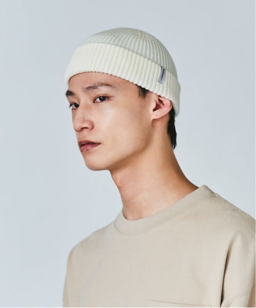 OVERRIDE（オーバーライド）の「OVERRIDE WOOL LOW WATCH WASHABLE（ニットキャップ/ビーニー・メンズ・ブラック/オレンジ/ホワイト/ブラウン/グレー・57~59cm）」の16枚目の写真