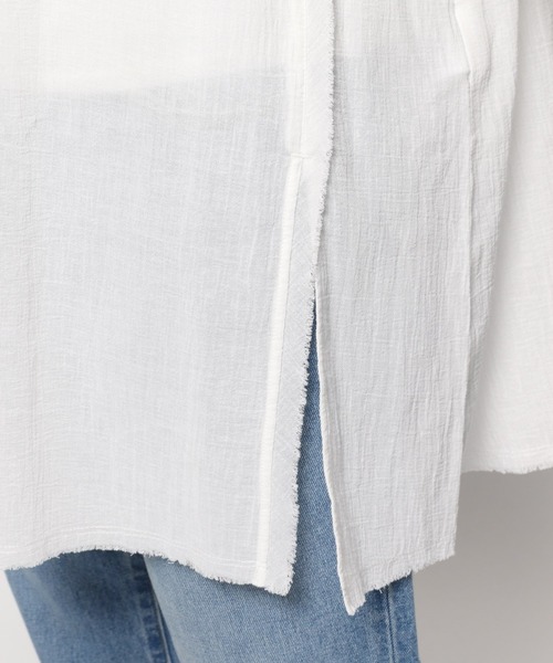 niko and...(ニコアンド)の「シアーガーゼプルオーバー(シャツ/ブラウス・レディース・ブラック/オフホワイト・FREE)」の11枚目の写真