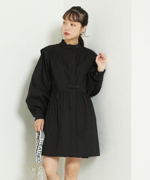 ネット通販 バルーンスリーブフレアミニワンピース ワンピース Freak S Store フリークスストア のファッション 激安定価 Arenatheatre Net