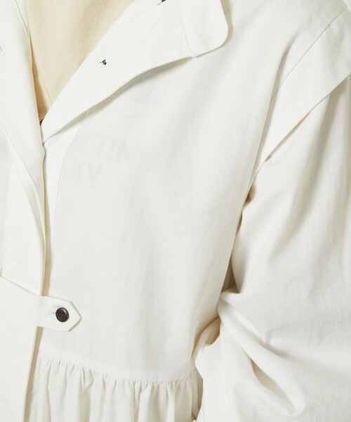 FREAK'S STORE（フリークスストア）の「バルーンスリーブフレアミニワンピース（ワンピース・レディース・ホワイト/その他/ブラック/グレー・ﾌﾘ-）」の18枚目の写真