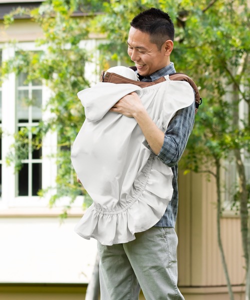 SweetMommy（スウィートマミー）の「フード付 UVカット 授乳 マルチケープ（授乳ケープ/授乳クッション・キッズ・グレー/ピンク系その他/ダークブルー/ブルー・FREE）」の13枚目の写真