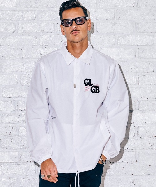 CRIMIE（クライミー）の「GLGB COACH JACKET（ナイロンジャケット・メンズ・ホワイト/ブラック・L/M/S/XL）」の15枚目の写真