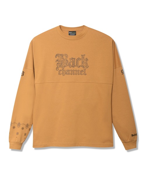 Back Channel(バックチャンネル)の「WIDE LONG SLEEVE T(Tシャツ/カットソー・メンズ・ホワイト/ネイビー/レッド/マスタード・MEDIUM/LARGE/X-LARGE/XX-LARGE/SMALL)」の4枚目の写真