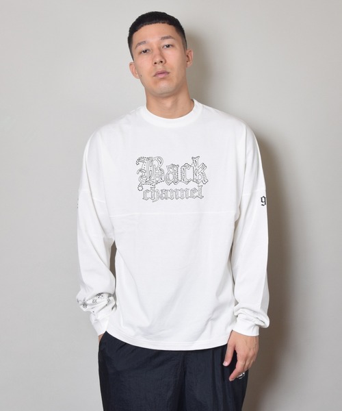 Back Channel(バックチャンネル)の「WIDE LONG SLEEVE T(Tシャツ/カットソー・メンズ・ホワイト/ネイビー/レッド/マスタード・MEDIUM/LARGE/X-LARGE/XX-LARGE/SMALL)」の14枚目の写真