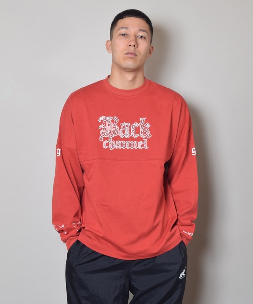 Back Channel(バックチャンネル)の「WIDE LONG SLEEVE T(Tシャツ/カットソー・メンズ・ホワイト/ネイビー/レッド/マスタード・MEDIUM/LARGE/X-LARGE/XX-LARGE/SMALL)」の13枚目の写真