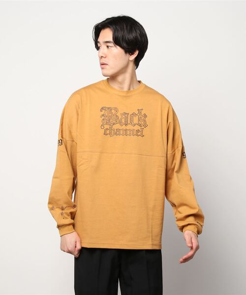Back Channel(バックチャンネル)の「WIDE LONG SLEEVE T(Tシャツ/カットソー・メンズ・ホワイト/ネイビー/レッド/マスタード・MEDIUM/LARGE/X-LARGE/XX-LARGE/SMALL)」の11枚目の写真