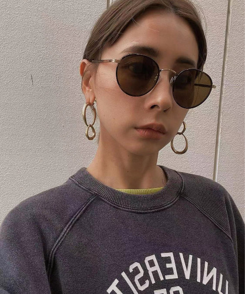 Ameri（アメリ）の「TWIST TWIN RING PIERCE（ピアス（両耳用）・レディース・シルバー/ゴールド・FREE）」の2枚目の写真