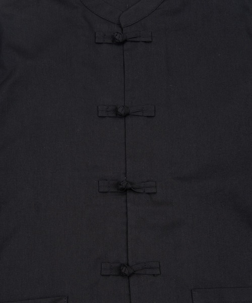 PUNYUS（プニュズ）の「チャイナシャツ（長袖）（シャツ/ブラウス・レディース・ブラウン/グリーン/ブラック/ブルー・1/4/3/2）」の13枚目の写真