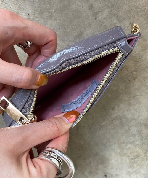 DouDou(ドゥドゥ)の「【新色追加】コンビ素材マルチスマホショルダー(ショルダーバッグ・レディース・ブラック/グレー/ブラウン/ライトベージュ/シルバー/ベージュ・FREE)」の20枚目の写真