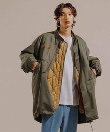 ADAM ET ROPE' | M-65 ビッグシルエット モッズコート/コート＆中綿ライナーセット/2点セット(モッズコート)