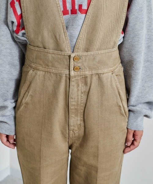 cepo（セポ）の「デニムオールインサロペット 2WAY（サロペット/オーバーオール・レディース・ブルー系1/ベージュ・S/M）」の6枚目の写真