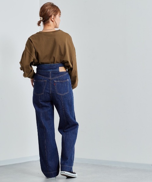 cepo（セポ）の「デニムオールインサロペット 2WAY（サロペット/オーバーオール・レディース・ブルー系1/ベージュ・S/M）」の16枚目の写真