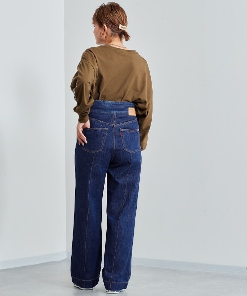 cepo（セポ）の「デニムオールインサロペット 2WAY（サロペット/オーバーオール・レディース・ブルー系1/ベージュ・S/M）」の14枚目の写真