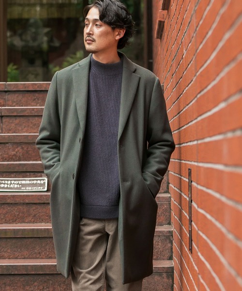 URBAN RESEARCH DOORS（アーバンリサーチドアーズ）の「チェスターコート∴（チェスターコート・メンズ・ダークブラウン/グリーン系その他/チェック・38/40）」の2枚目の写真