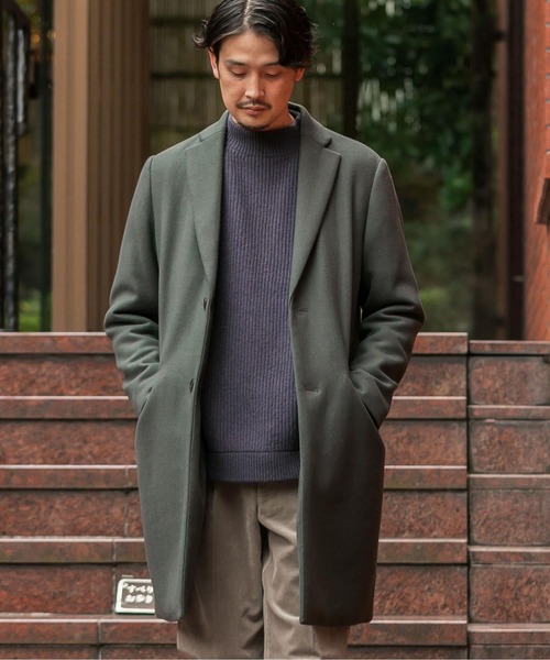 URBAN RESEARCH DOORS（アーバンリサーチドアーズ）の「チェスターコート∴（チェスターコート・メンズ・ダークブラウン/グリーン系その他/チェック・38/40）」の4枚目の写真