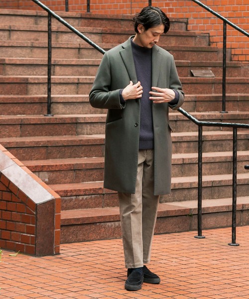 URBAN RESEARCH DOORS（アーバンリサーチドアーズ）の「チェスターコート∴（チェスターコート・メンズ・ダークブラウン/グリーン系その他/チェック・38/40）」の11枚目の写真