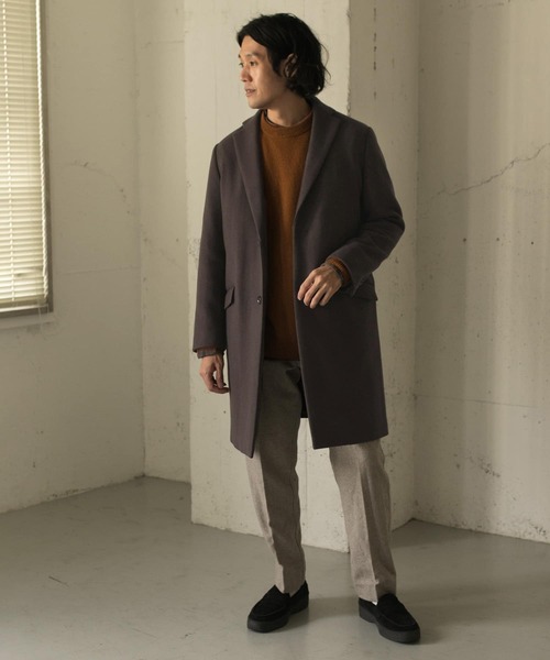 URBAN RESEARCH DOORS（アーバンリサーチドアーズ）の「チェスターコート∴（チェスターコート・メンズ・ダークブラウン/グリーン系その他/チェック・38/40）」の21枚目の写真