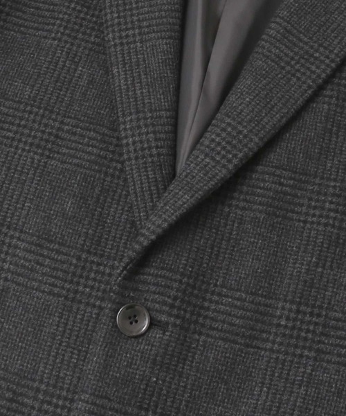 URBAN RESEARCH DOORS（アーバンリサーチドアーズ）の「チェスターコート∴（チェスターコート・メンズ・ダークブラウン/グリーン系その他/チェック・38/40）」の20枚目の写真