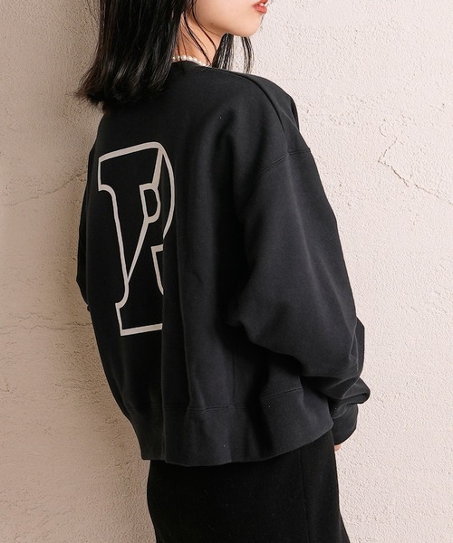 CIAOPANIC（チャオパニック）の「PENNショートスウェット（スウェット・レディース・ブラック/グレー/クリーム・FREE）」の14枚目の写真