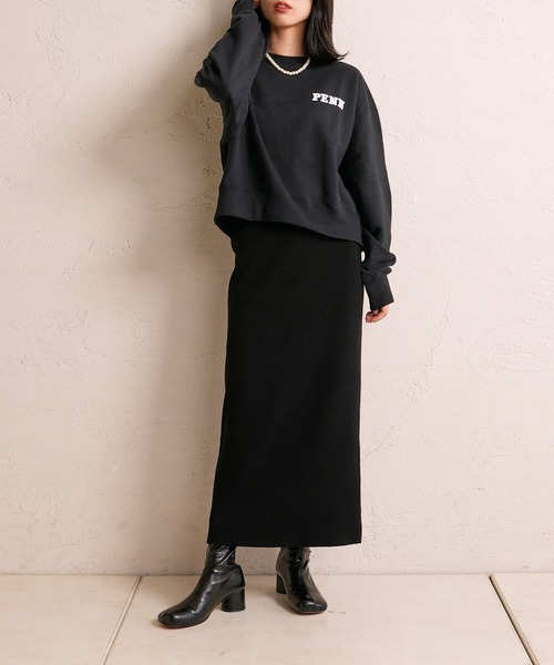 CIAOPANIC（チャオパニック）の「PENNショートスウェット（スウェット・レディース・ブラック/グレー/クリーム・FREE）」の9枚目の写真