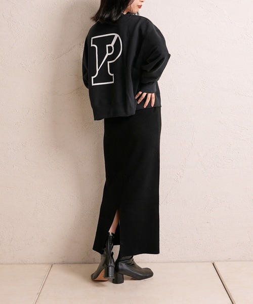 CIAOPANIC（チャオパニック）の「PENNショートスウェット（スウェット・レディース・ブラック/グレー/クリーム・FREE）」の18枚目の写真