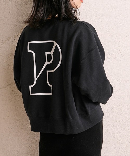 CIAOPANIC（チャオパニック）の「PENNショートスウェット（スウェット・レディース・ブラック/グレー/クリーム・FREE）」の11枚目の写真